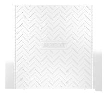 ПВХ дорожка LOGICROOF WalkWay Puzzle белая, 600х600